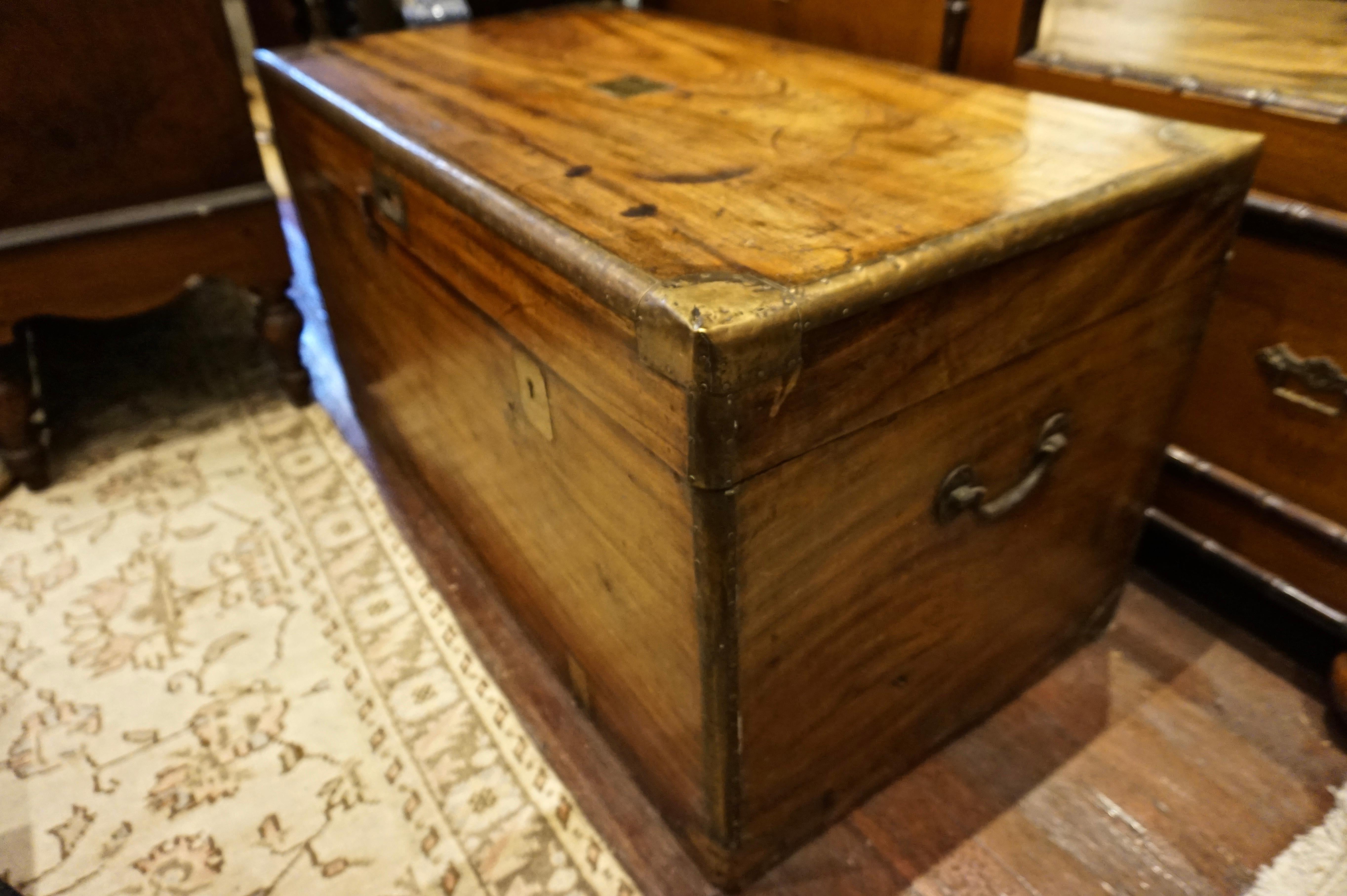 19th Century English Camphor Campaign Chest 2