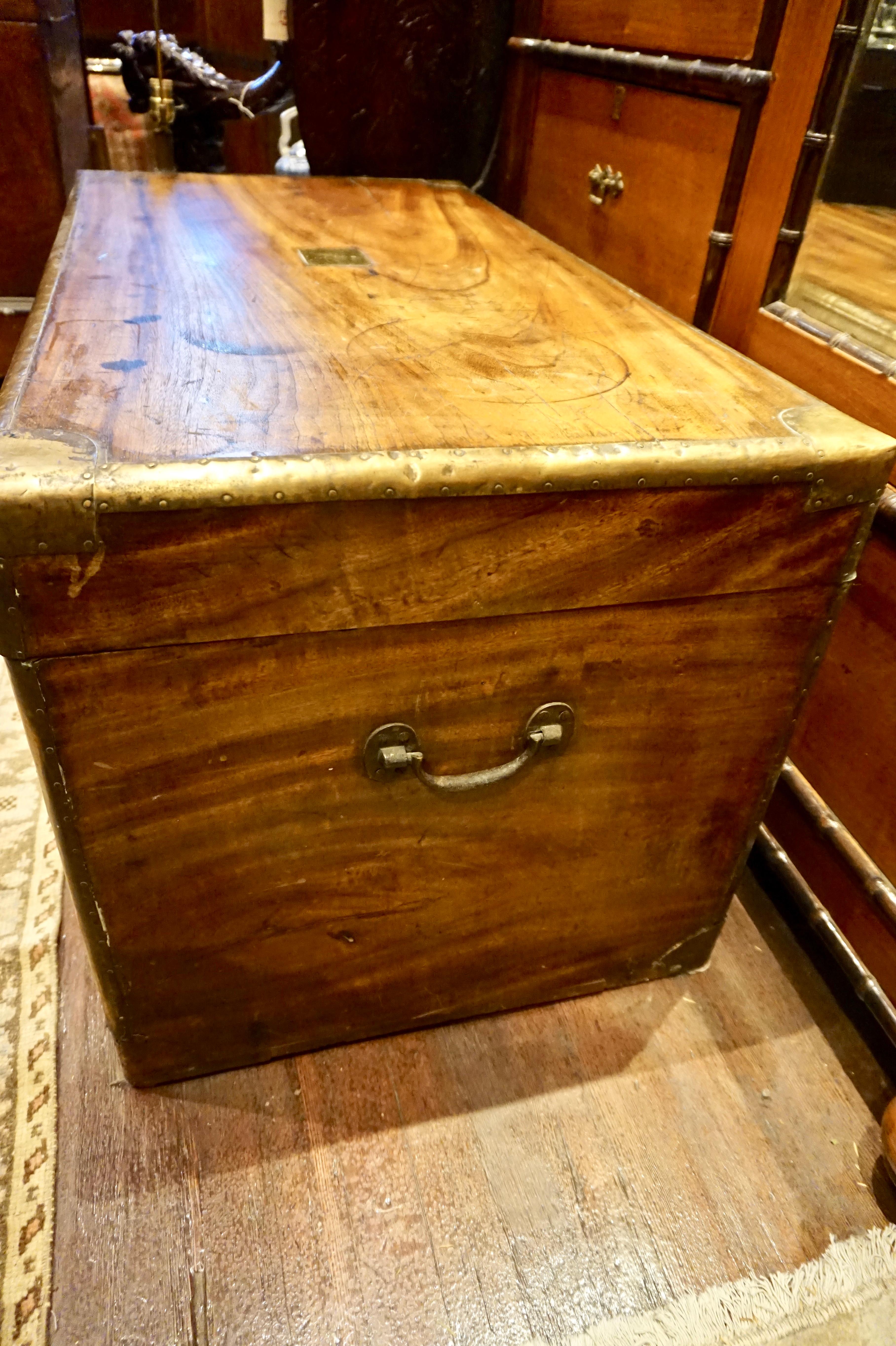 19th Century English Camphor Campaign Chest 3