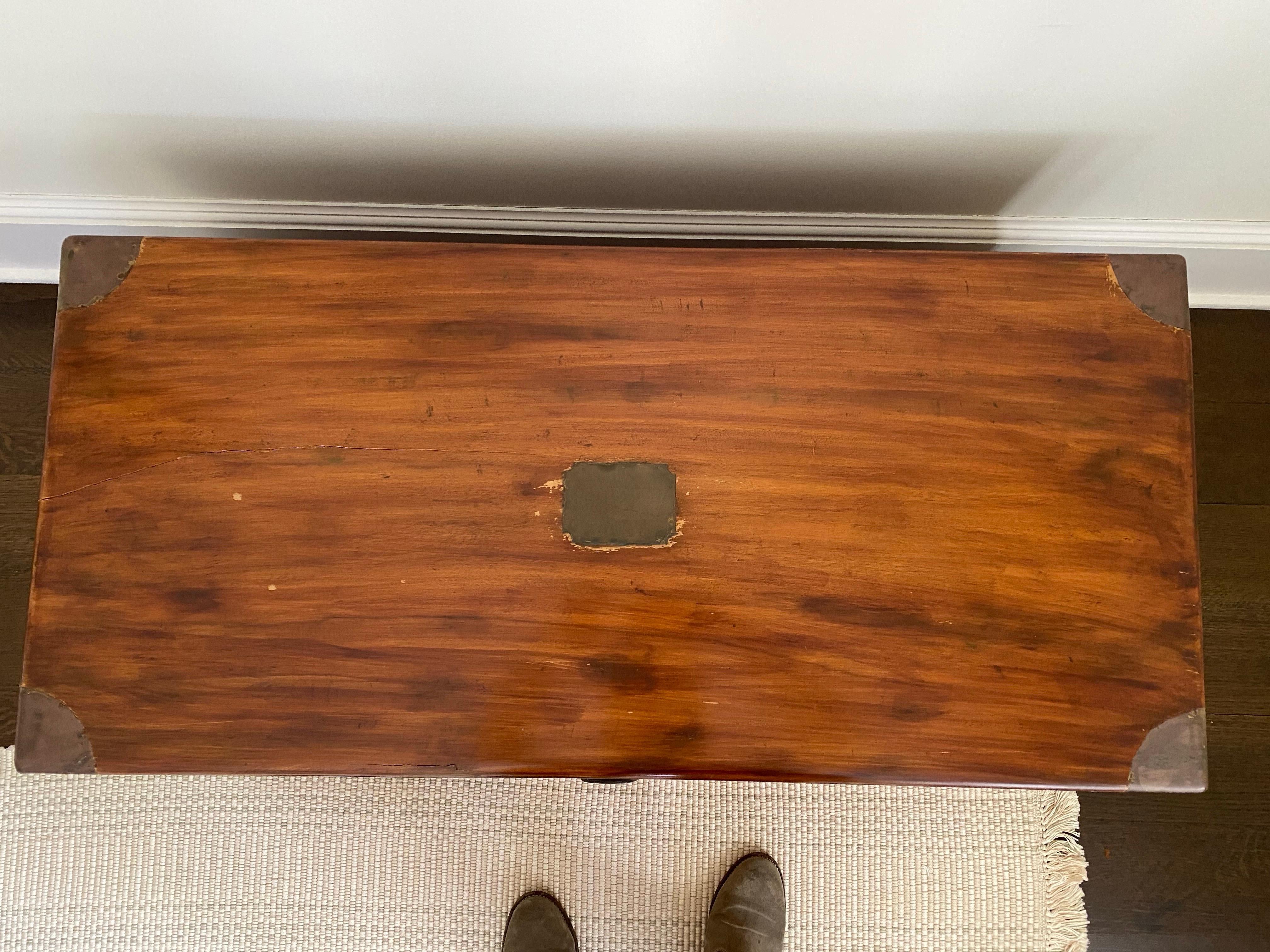 19th Century English Camphor Chest In Good Condition In Southampton, NY