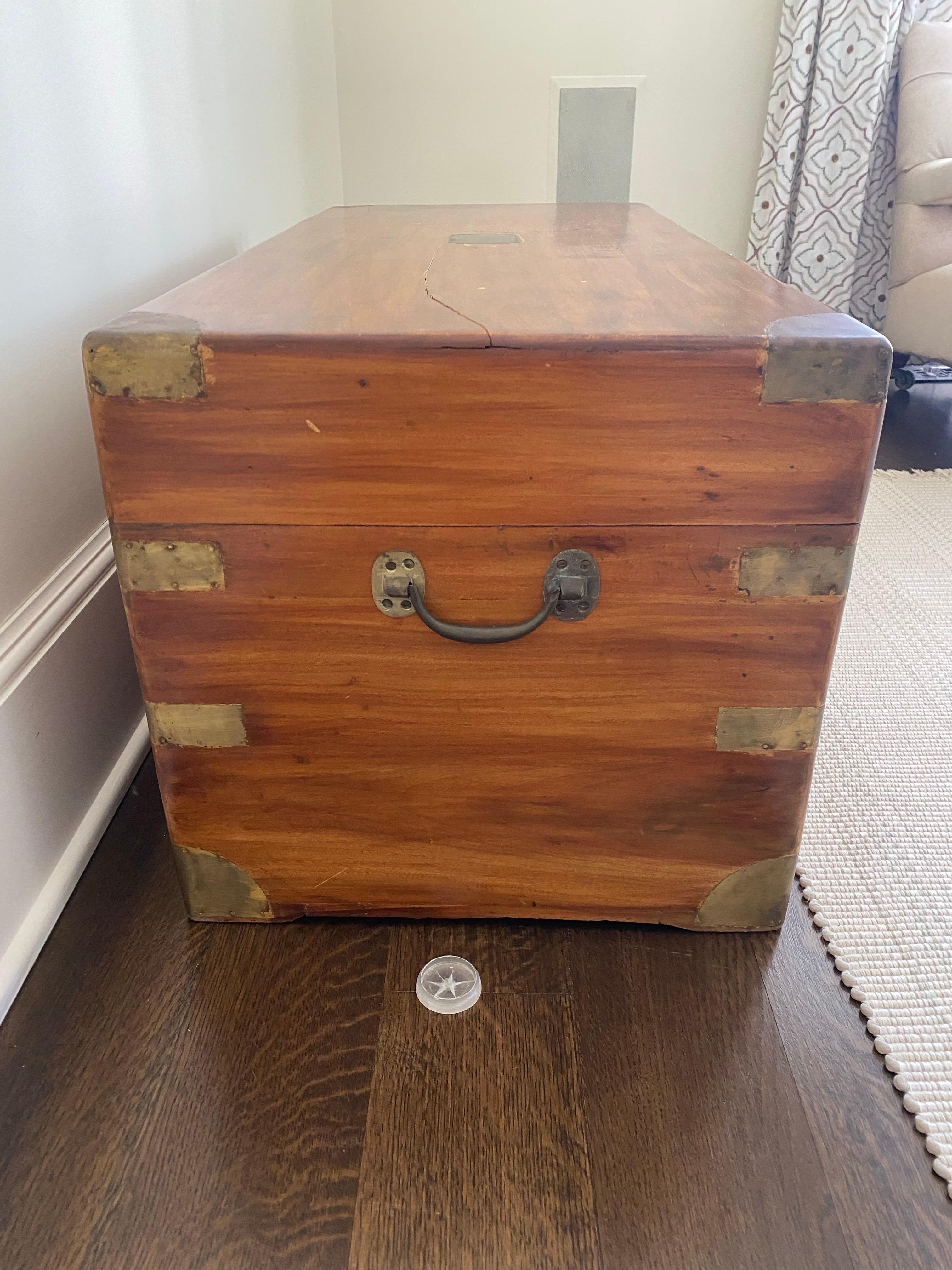 19th Century English Camphor Chest 2