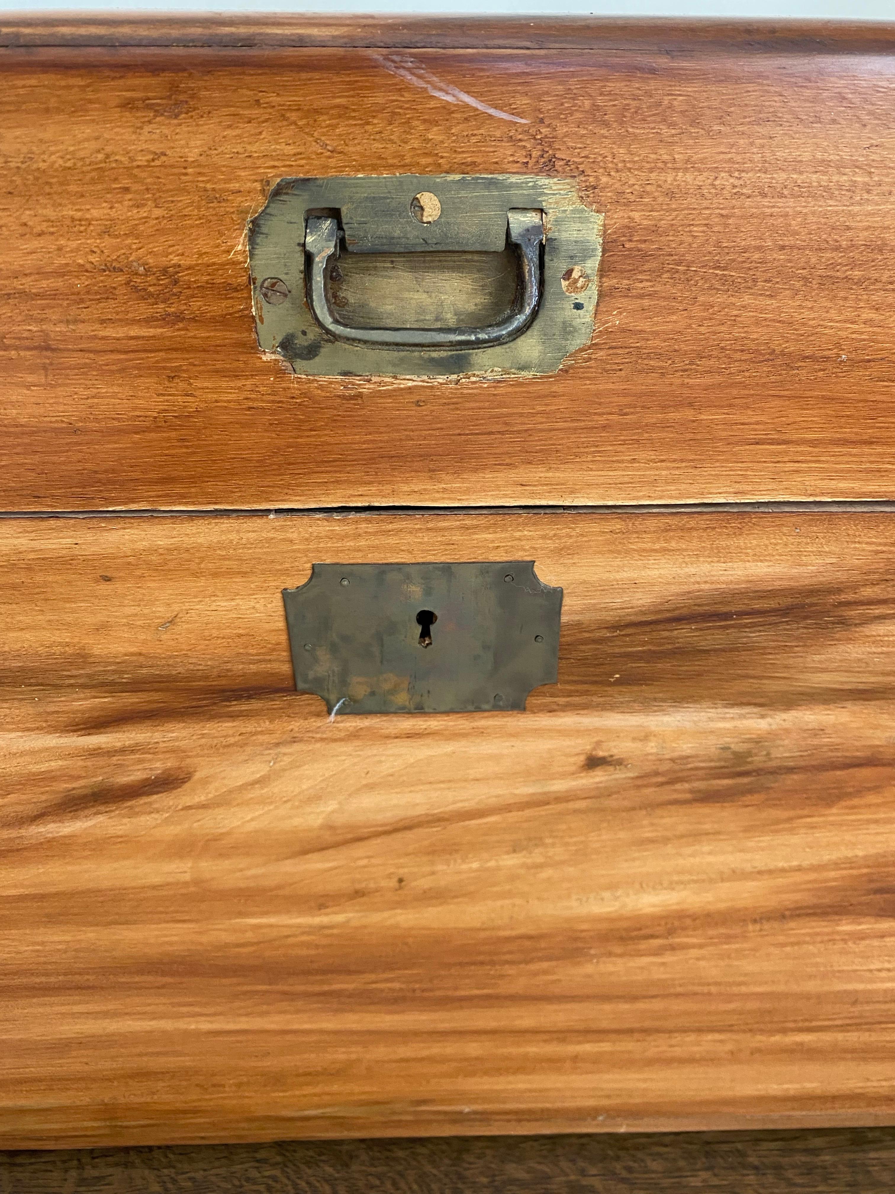 19th Century English Camphor Chest 3