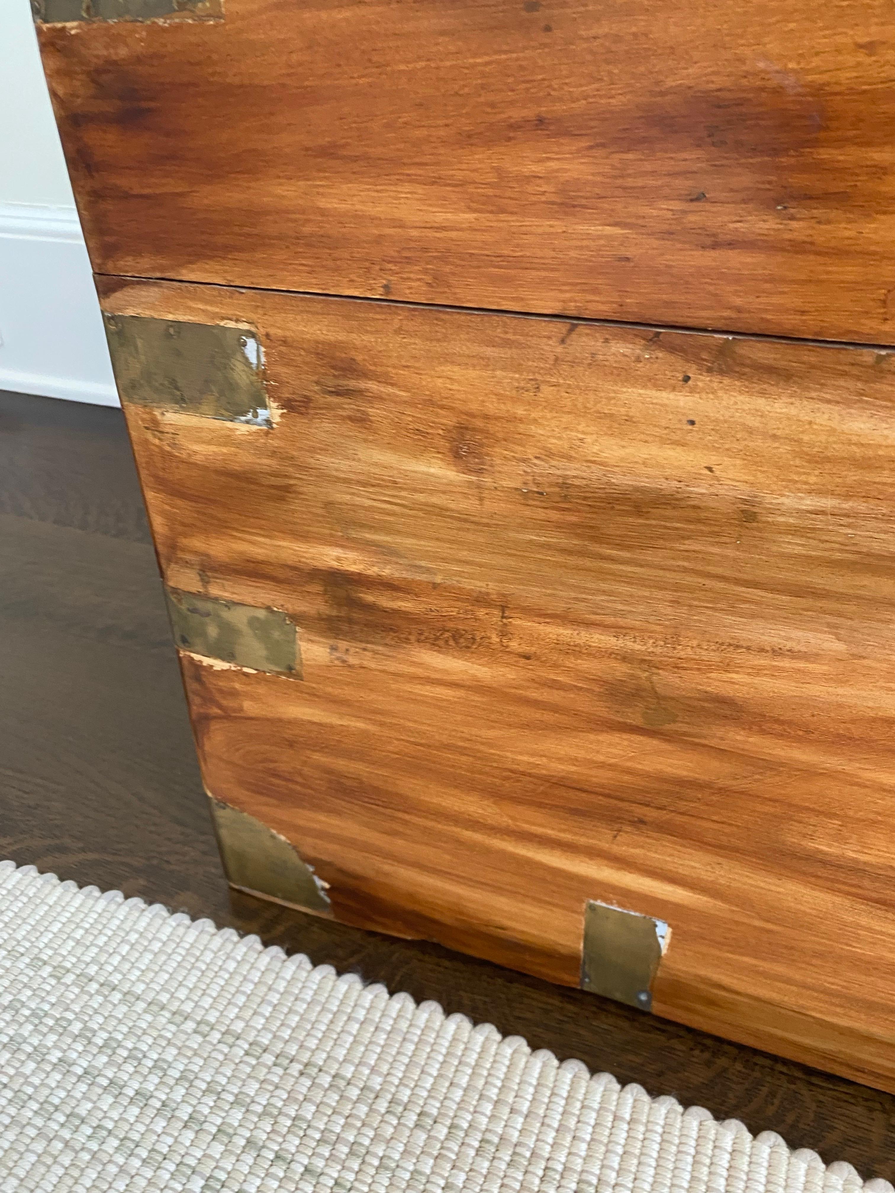 19th Century English Camphor Chest 5
