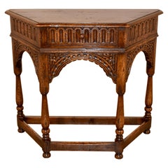 19th Century English Canted Table 19th Century English Canted Table