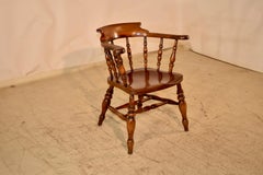 19th Century English Captain's Chair