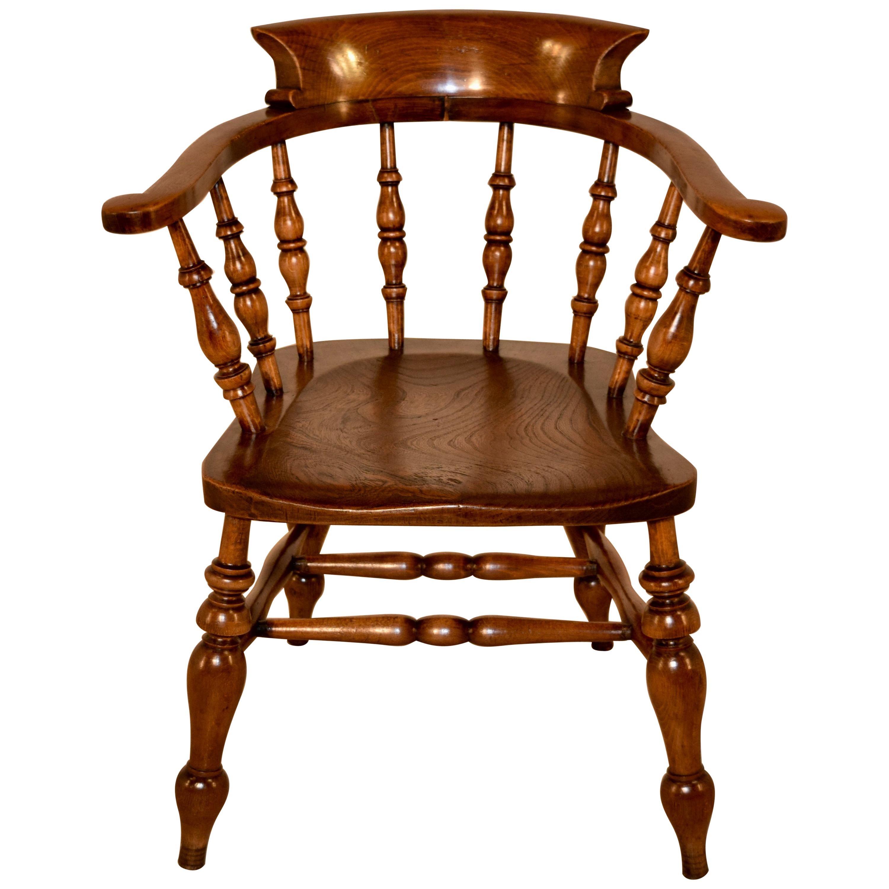 19th Century English Captain's Chair