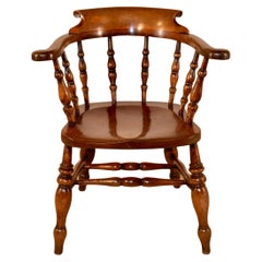 Silla de capitán inglesa del siglo XIX