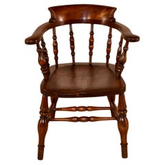 19th Century English Captain's Chair