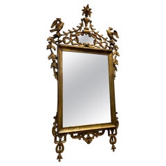 19th Century English Carved and Giltwood Mirror