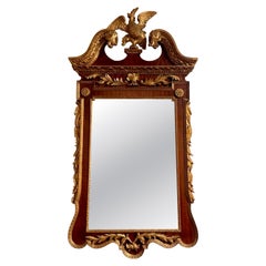 19th Century English Carved and Giltwood Mirror