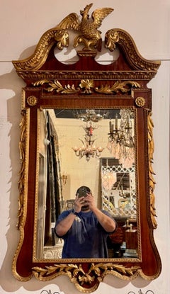 19th Century English Carved and Giltwood Mirror