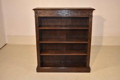 Libreria inglese intagliata del XIX secolo