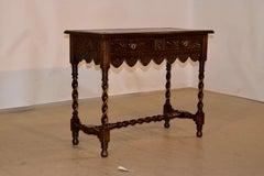table console anglaise sculptée du 19ème siècle