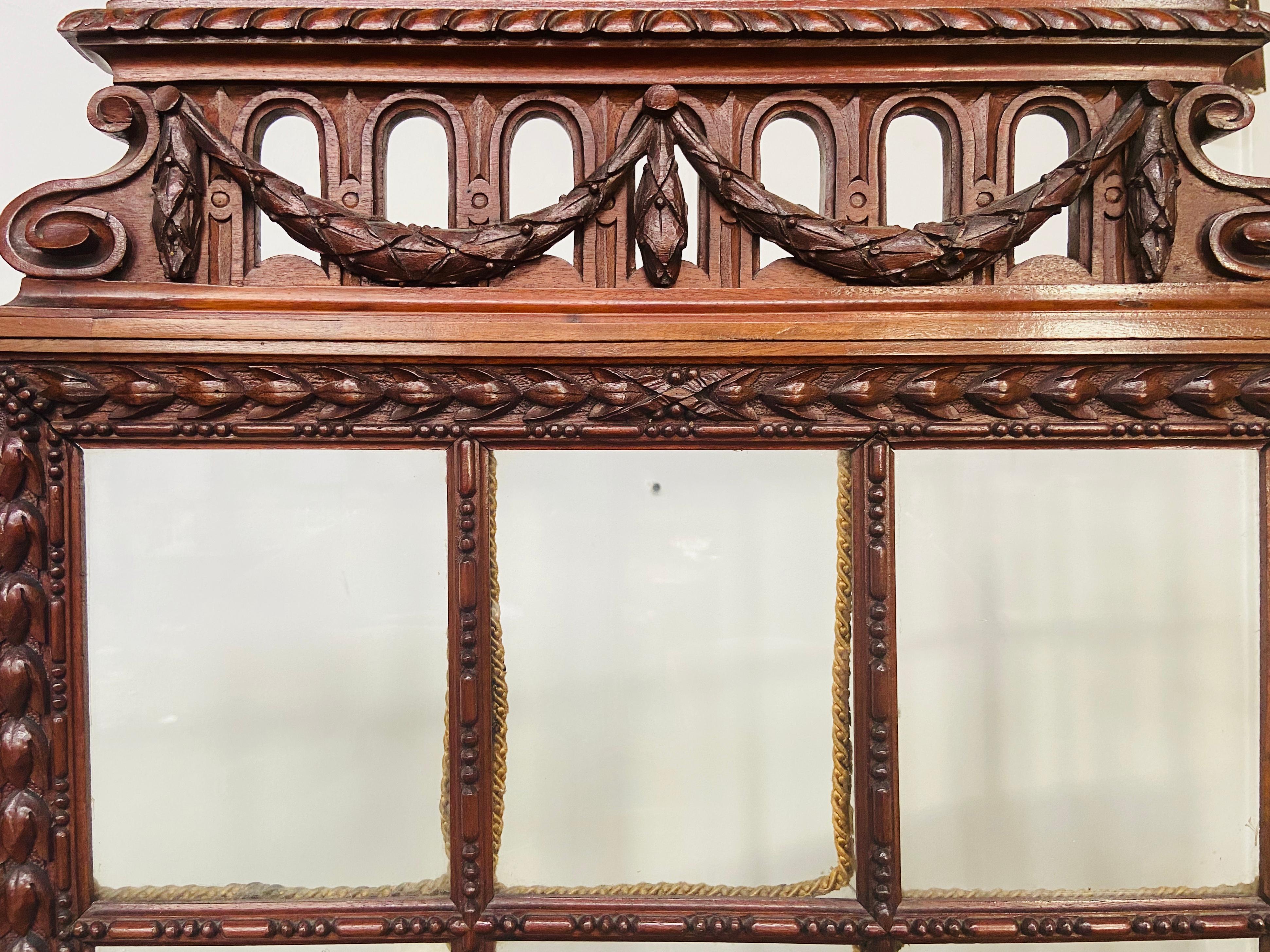 antique victorian room divider