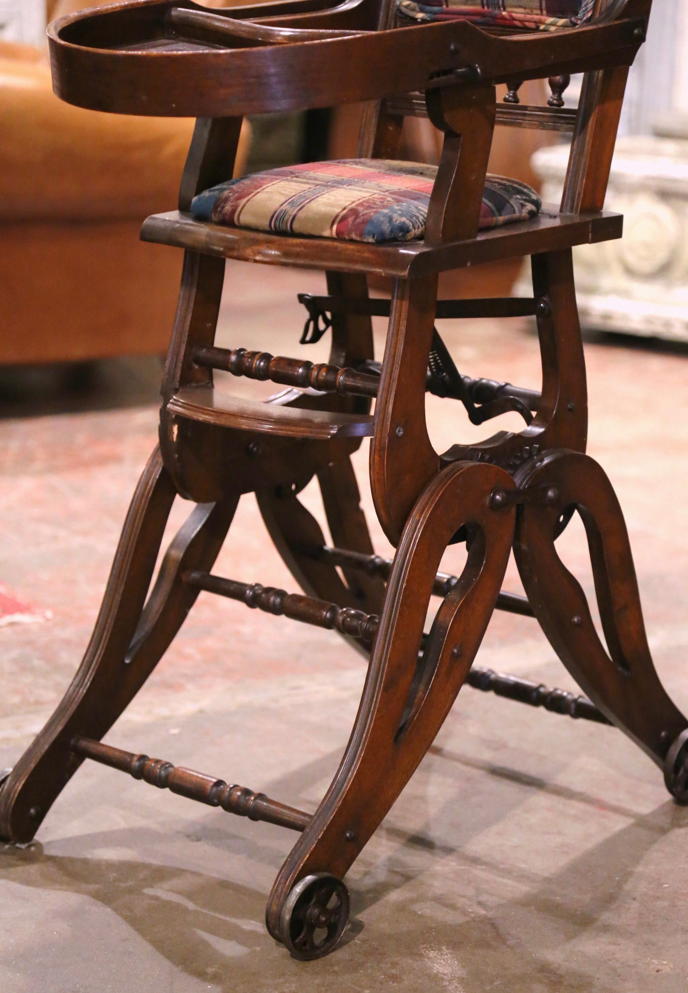 antique baby rocking chair