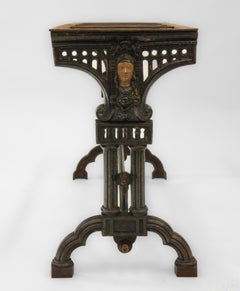Base de table de jardin rectangulaire en fonte anglaise du 19ème siècle Cobden vers 1870