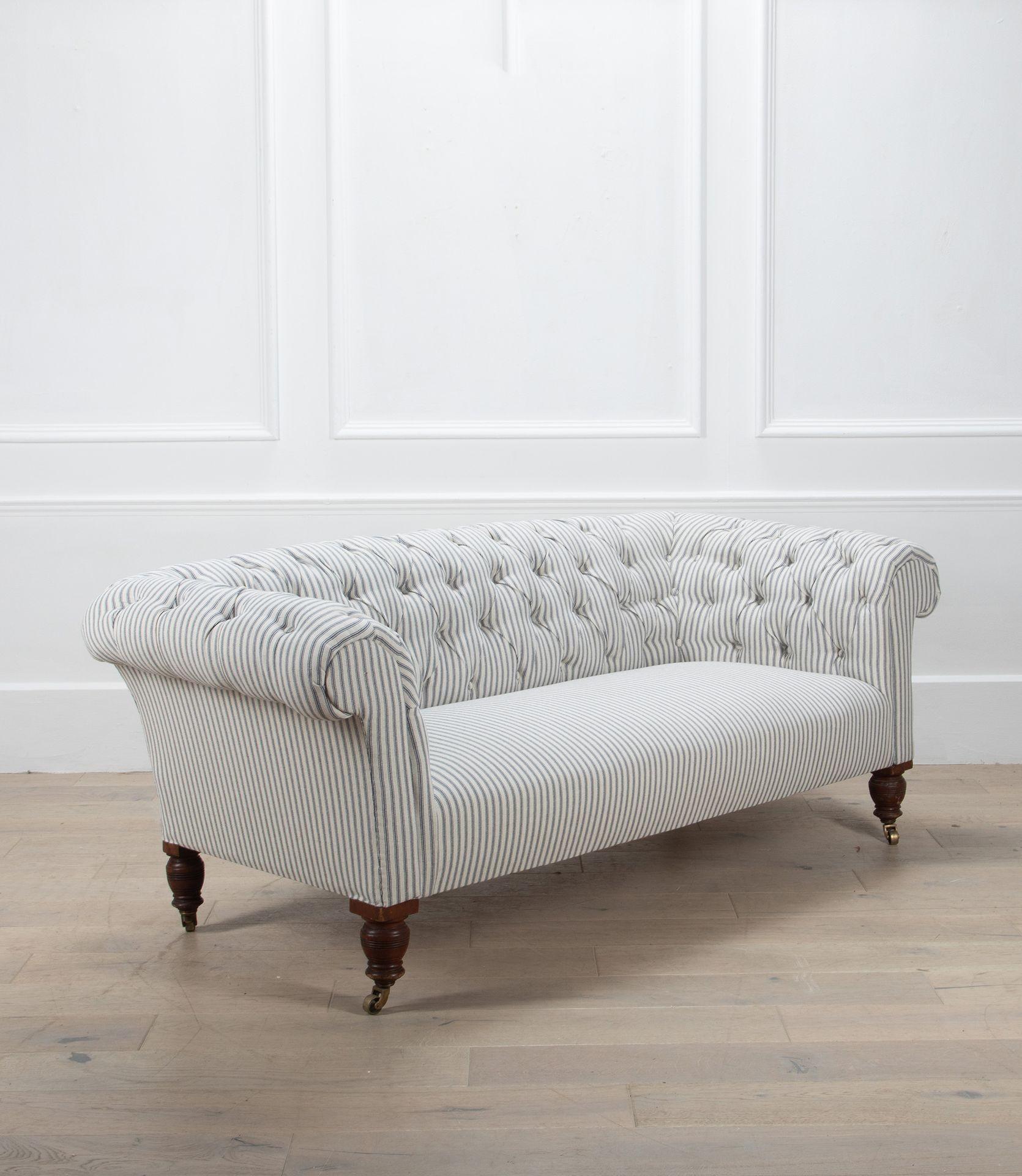 19th Century English Chesterfield 1