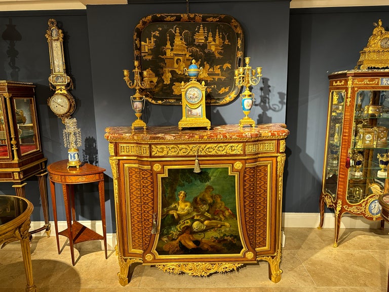 19th Century English Chinoiserie and Gilt Japanned Tray of the