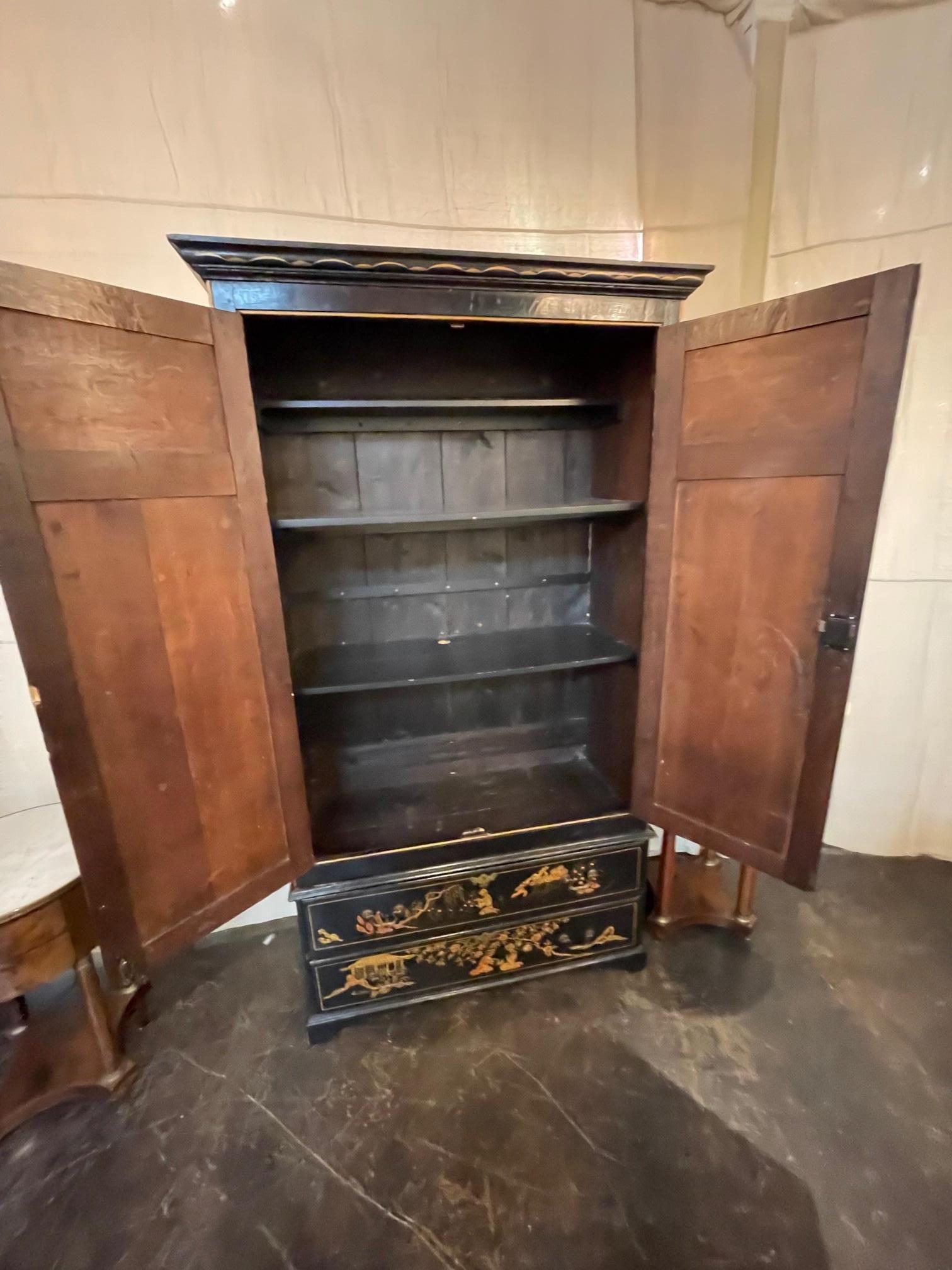 19th Century English Chinoiserie Cabinet 3