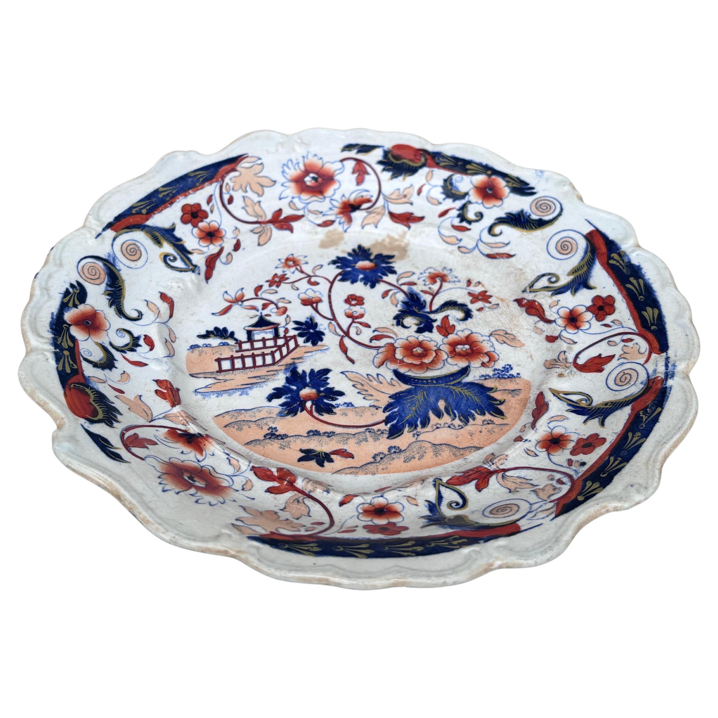 Plato Chinoiserie Inglés del Siglo XIX.
9 pulgadas de diámetro.