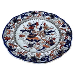 19th Century English Chinoiserie Plate Mason Ironstone