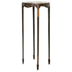 19th Century English Chinoiserie Revival Lacquered Drinks Table