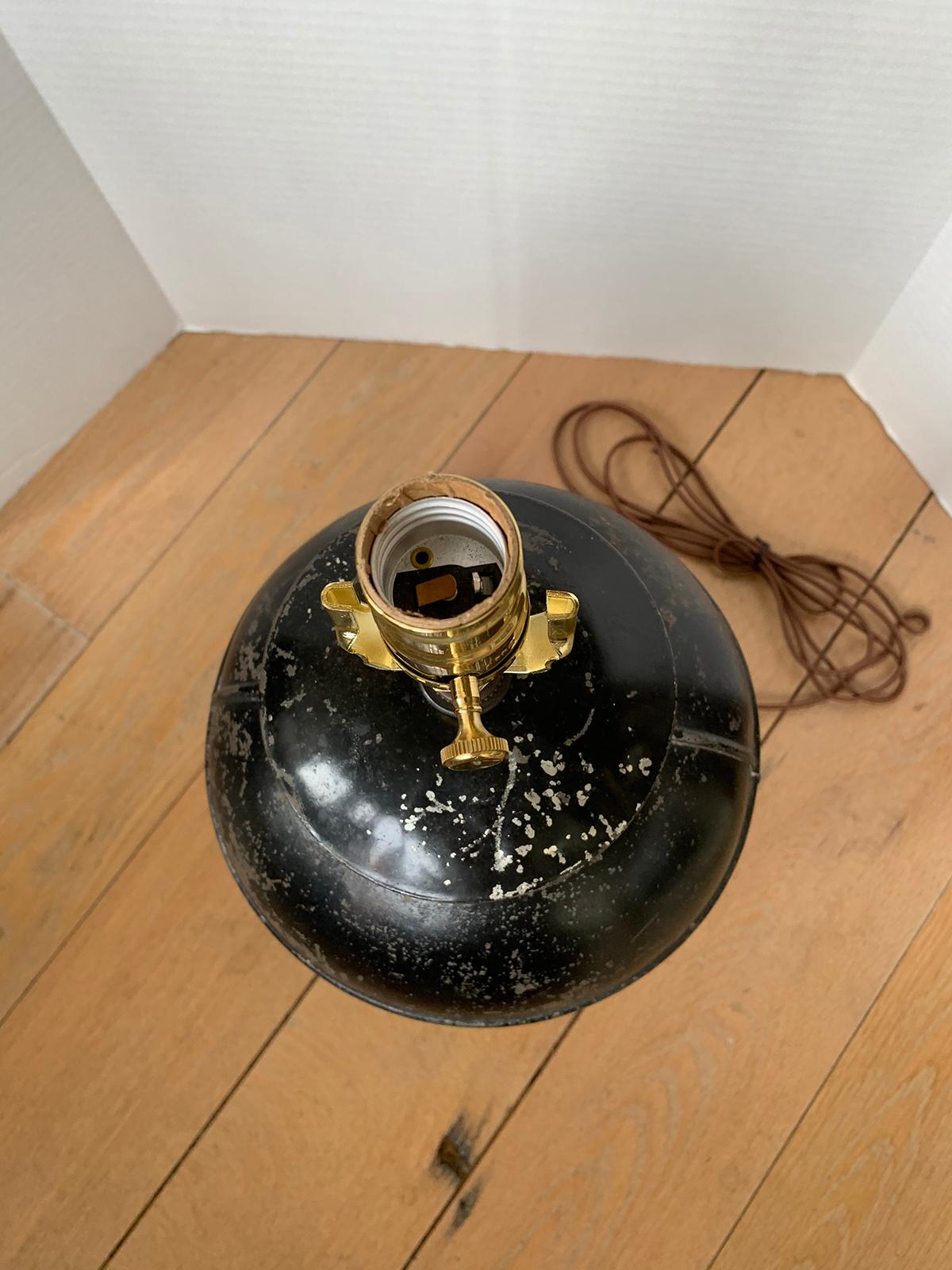 Englische Chinoiserie-Tee Zinn-Lampe von Rudduck & Comp aus dem 19. Jahrhundert 9