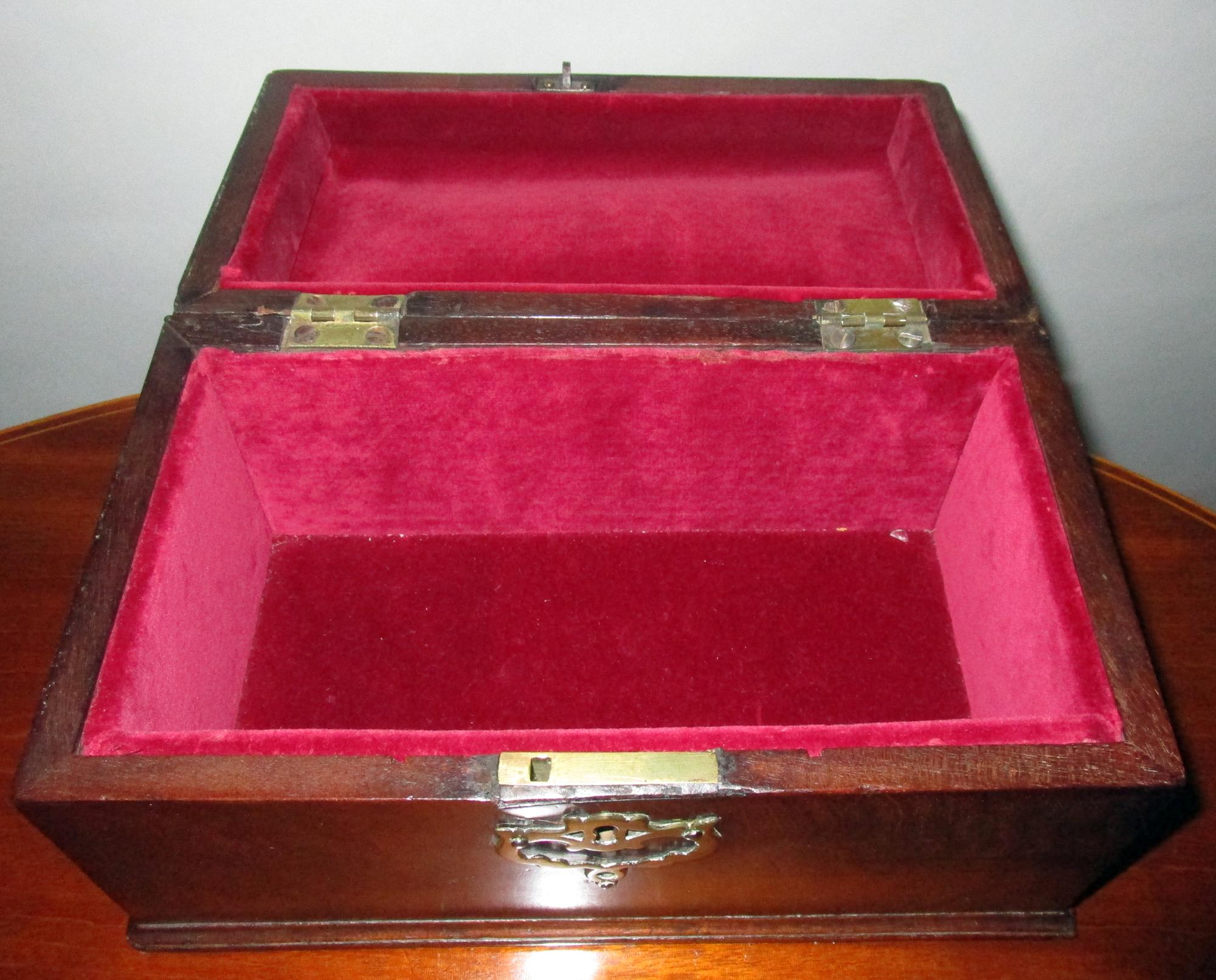19th Century English Chippendale Style Mahogany Box 5