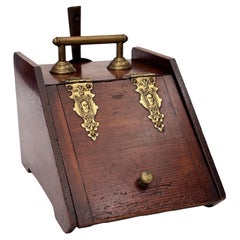 Antique 19th Century English Coal Hod or Scuttle