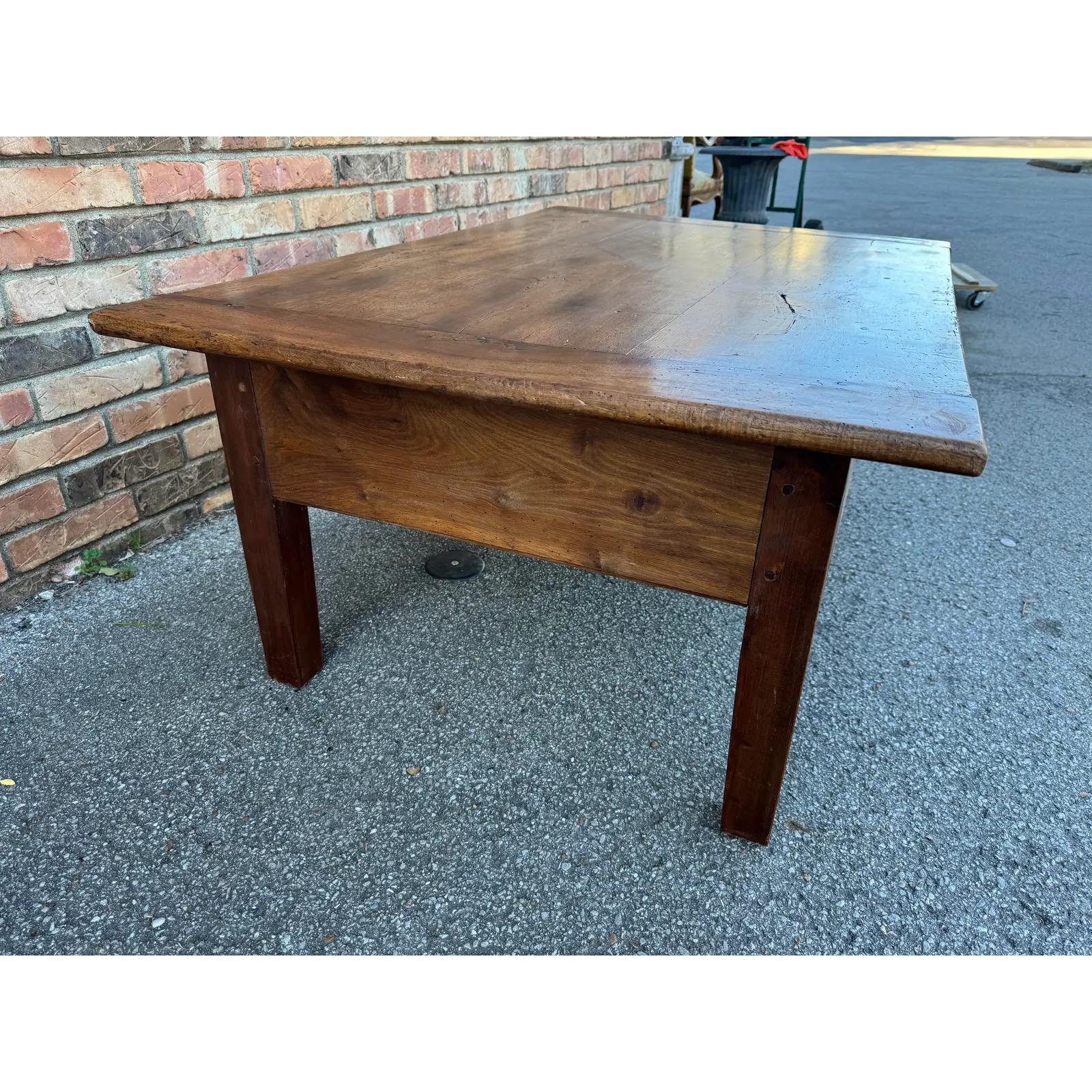 French 19th Century English Coffee Table For Sale