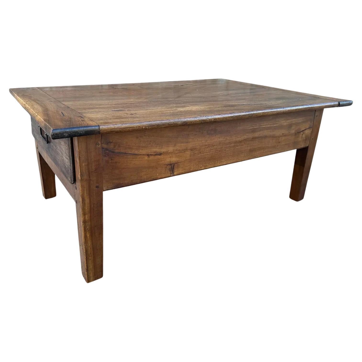 19th Century English Coffee Table For Sale