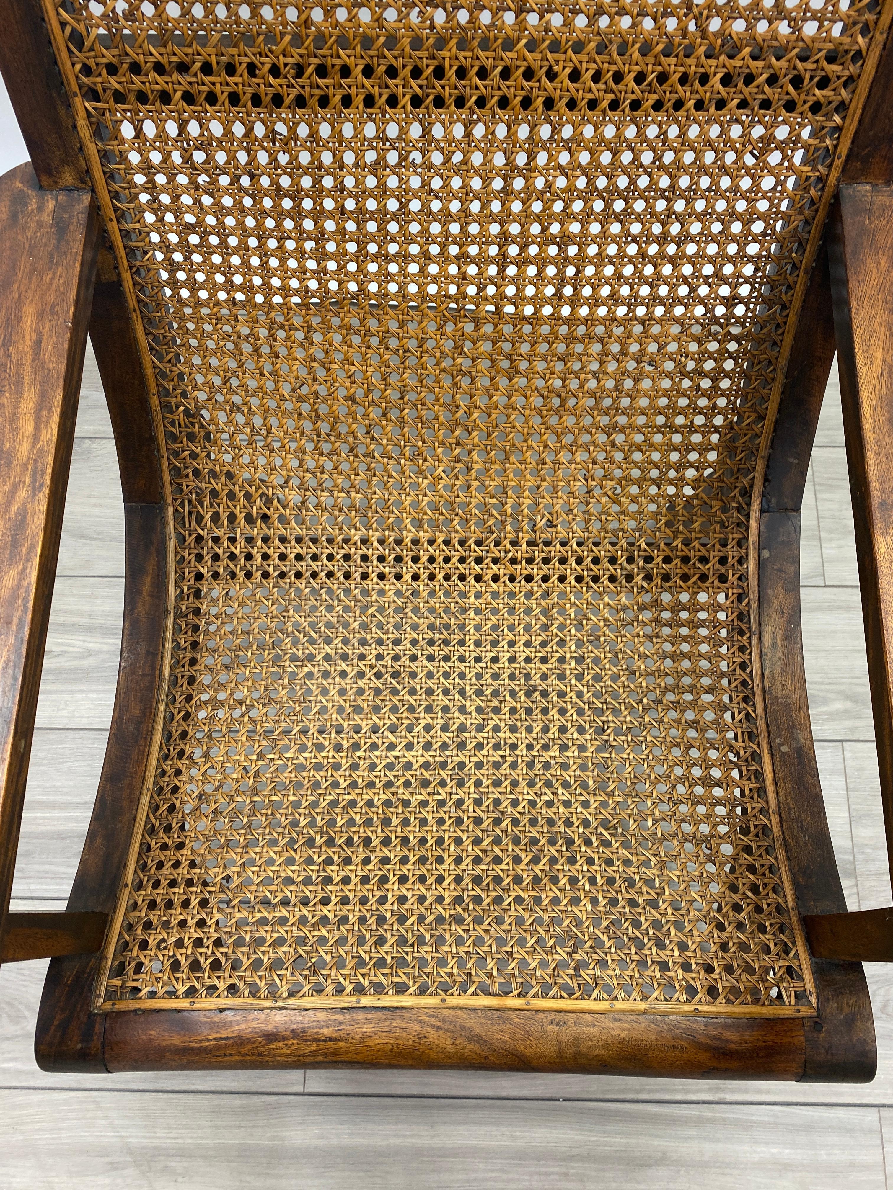 19th Century English Colonial Teak Plantation Chair 2