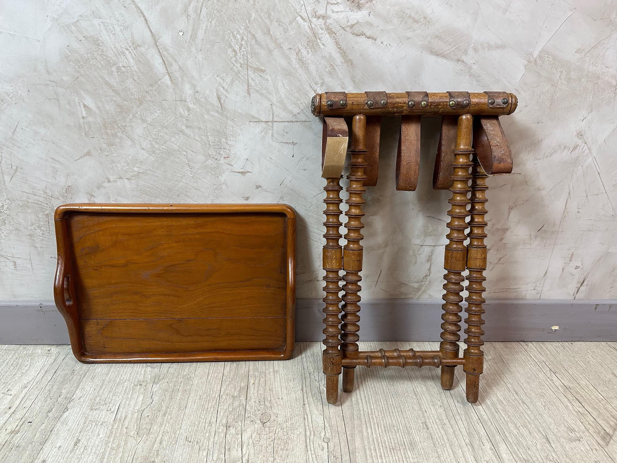 Table à plateau colonial anglais du 19ème siècle, années 1890 en vente 4