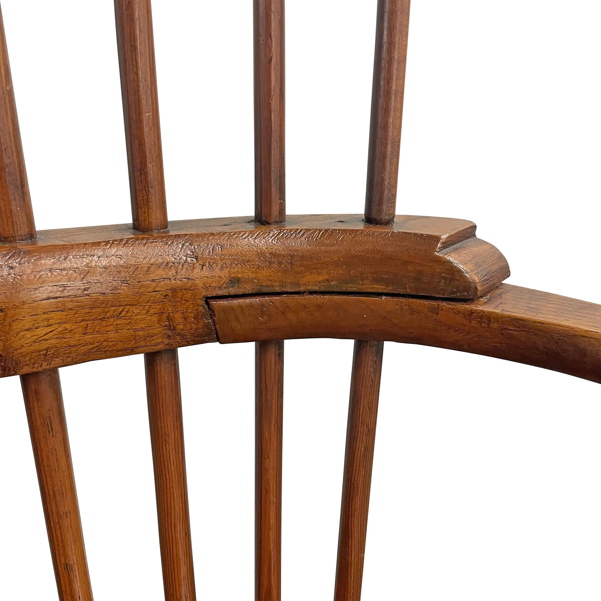 19th Century English Comb-Back Windsor Chair 5