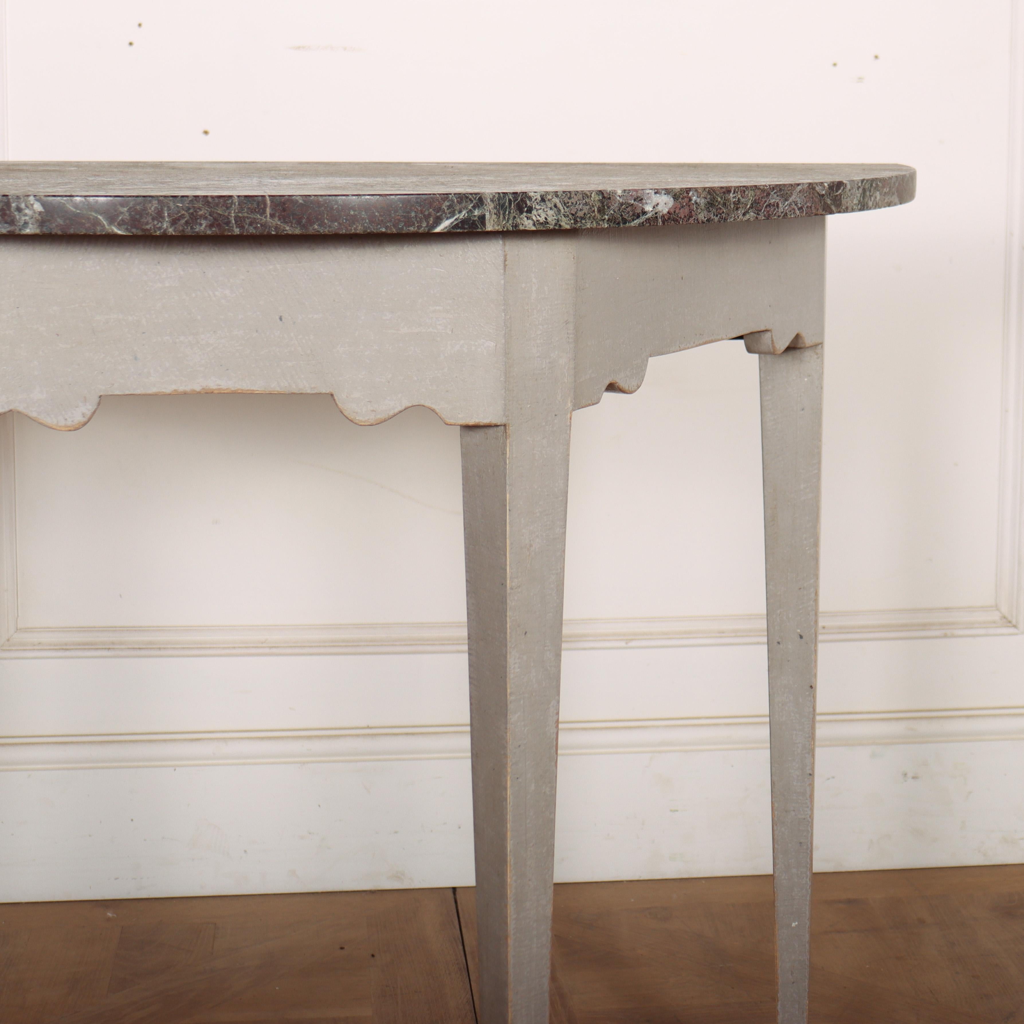 Victorian 19th Century English Console Table For Sale