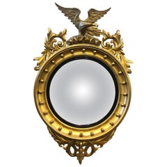 19th Century English Convex Mirror