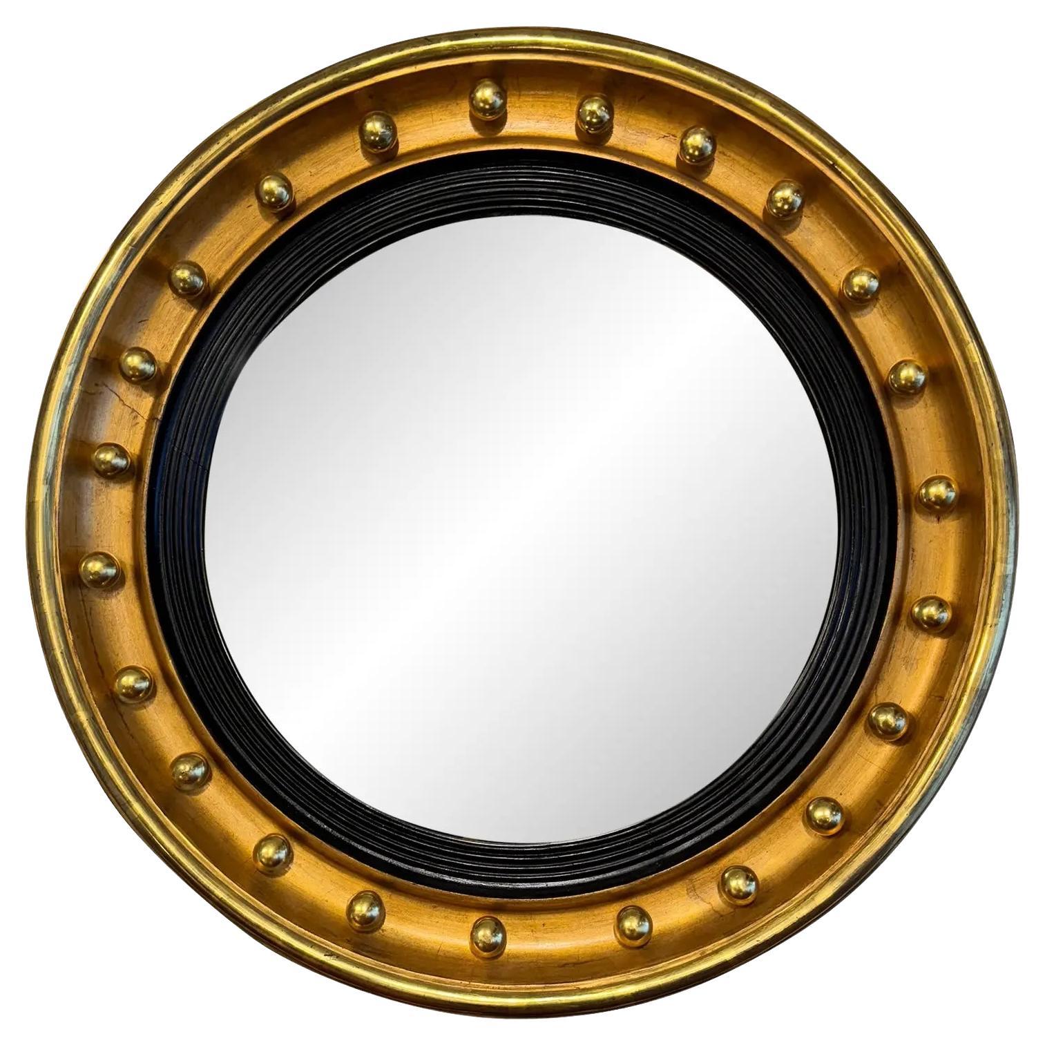 19th Century English Convex Mirror