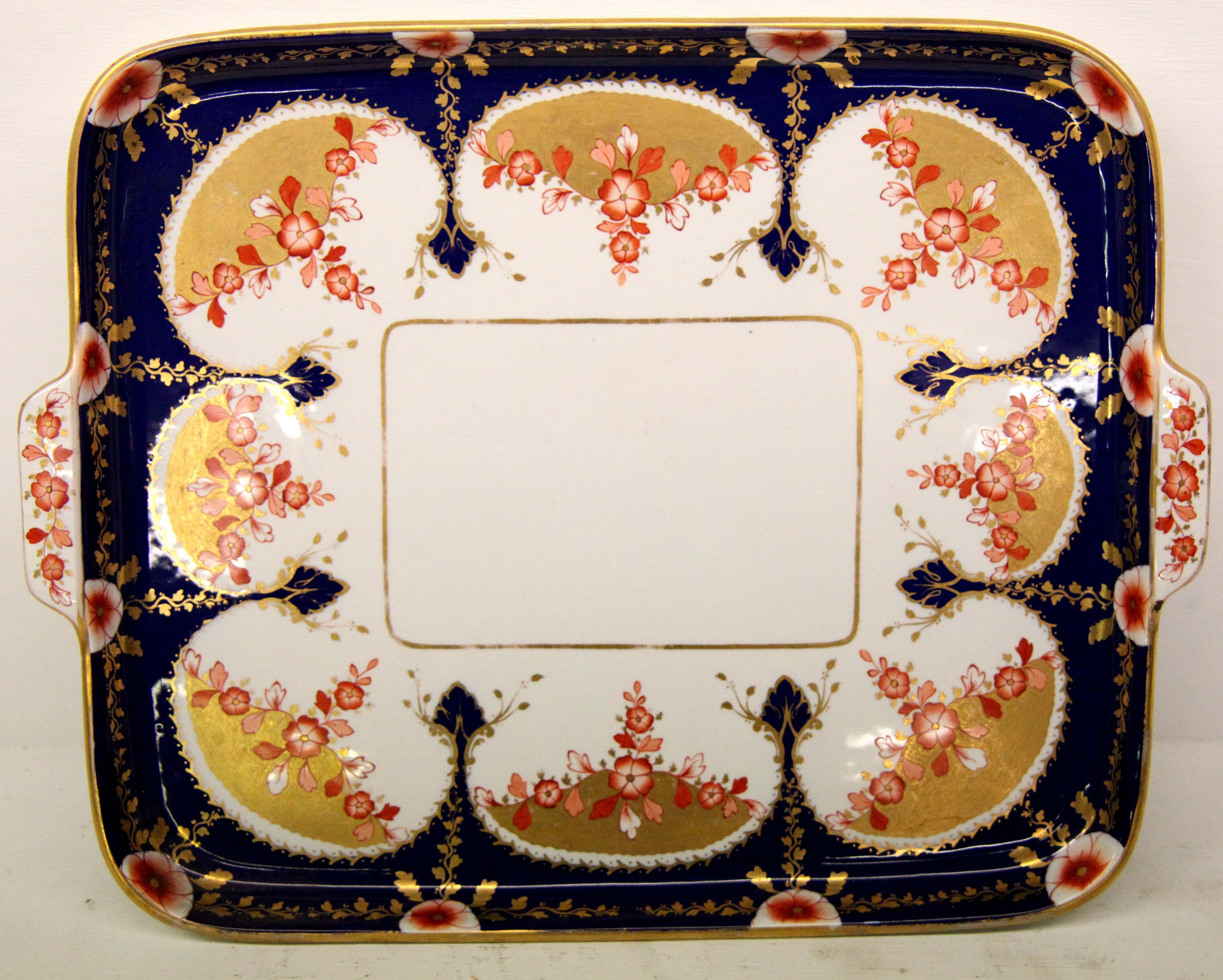 19th Century English Copeland Porcelain Serving Tray 2