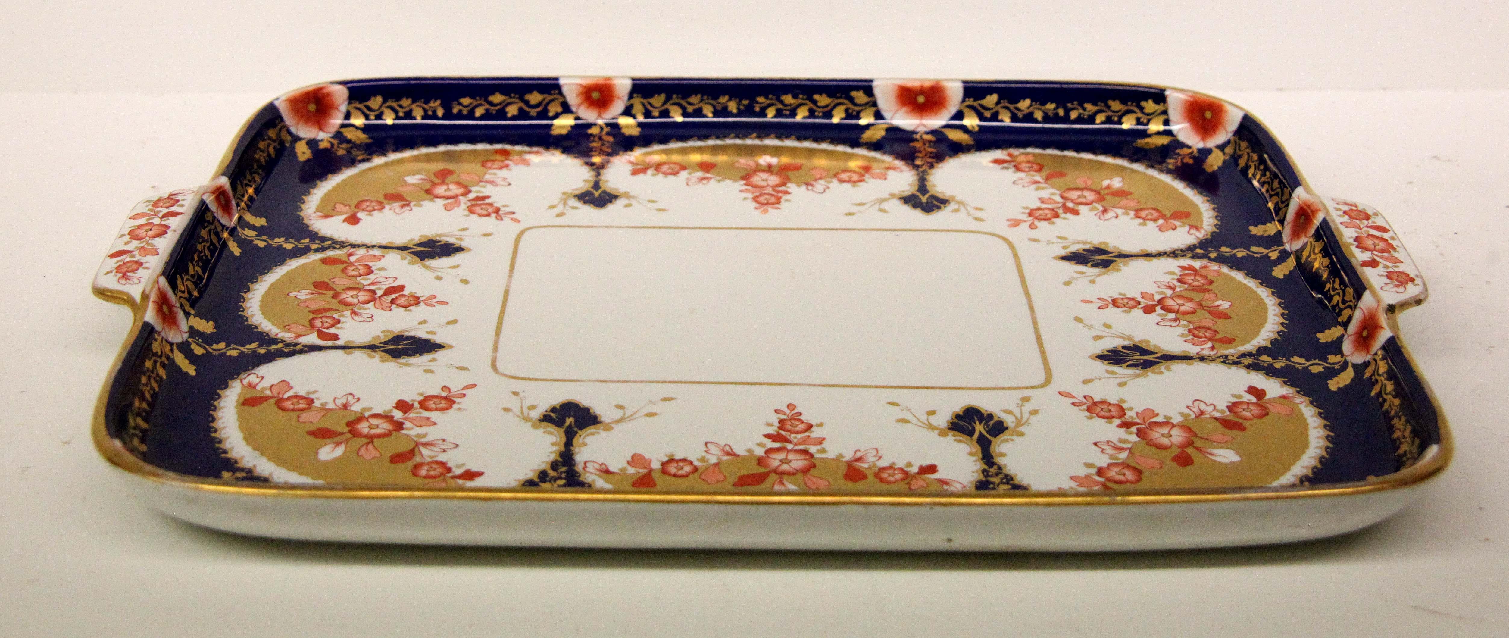19th Century English Copeland Porcelain Serving Tray For Sale 3