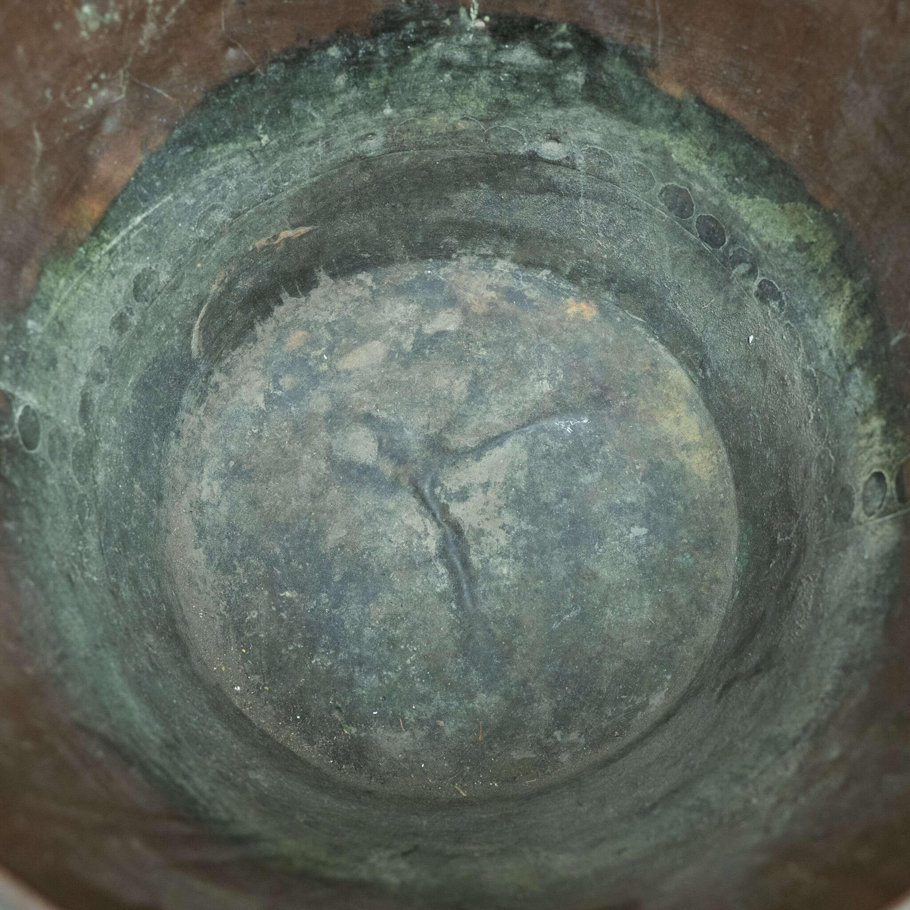 Caldero / Macetero de cobre inglés del siglo XIX en venta 4
