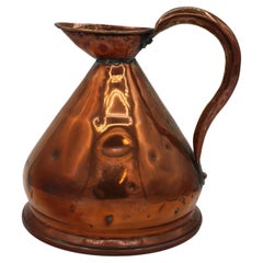 19th Century English Copper "Half Gallon" Size Haystack Jug Measure