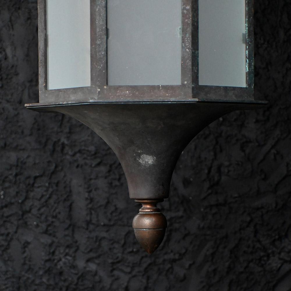 Cuivre Lanterne anglaise en cuivre du XIXe siècle en vente
