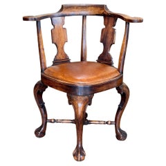 Antique 19th Century English Corner Chair