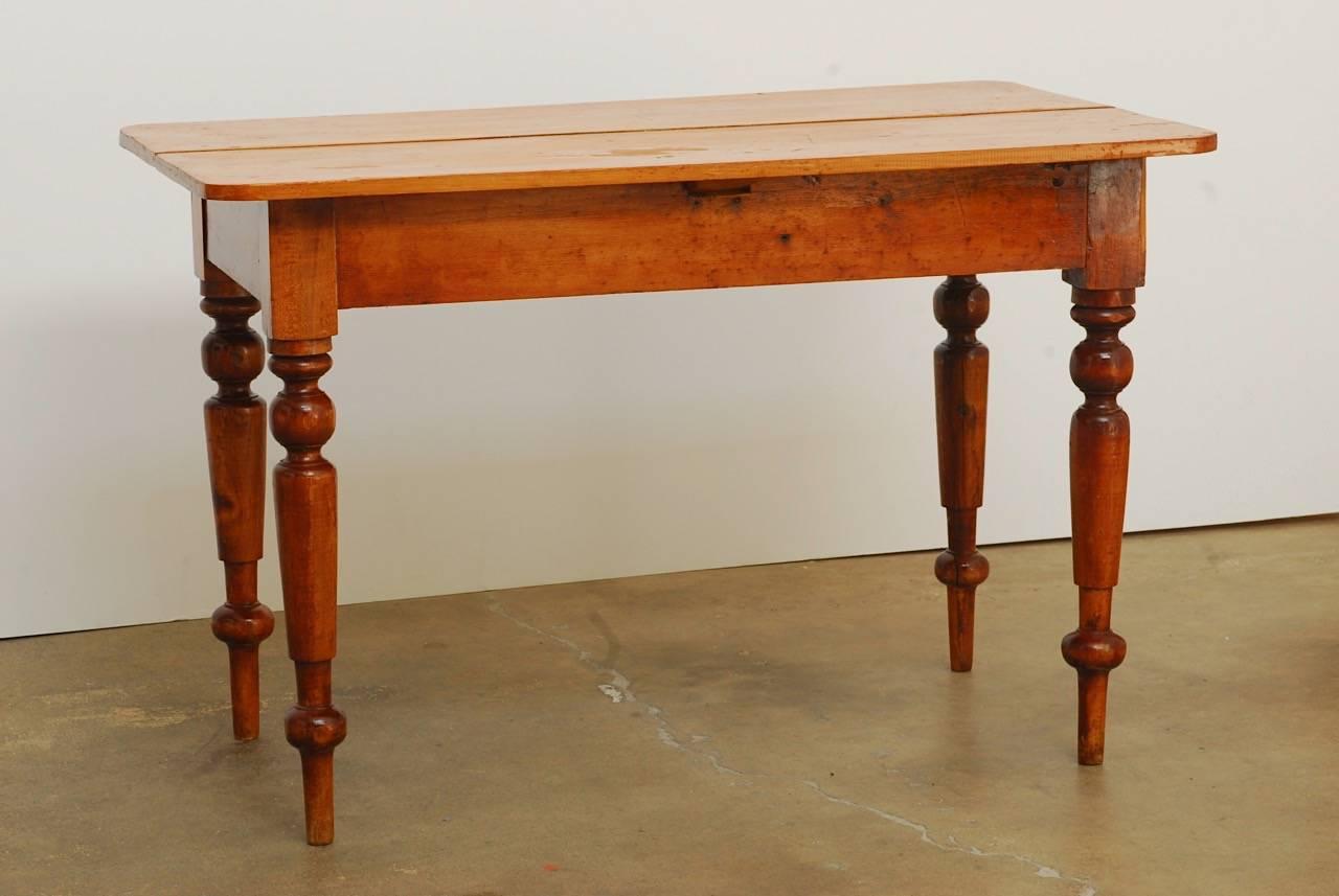 Hand-Crafted 19th Century English Country Farmhouse Dining Table