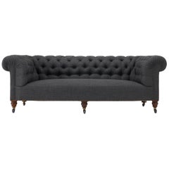 Antique 19th Century English Country House Chesterfield Sofa