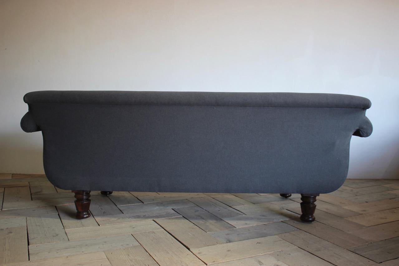 19th Century English Country House Sofa For Sale 5