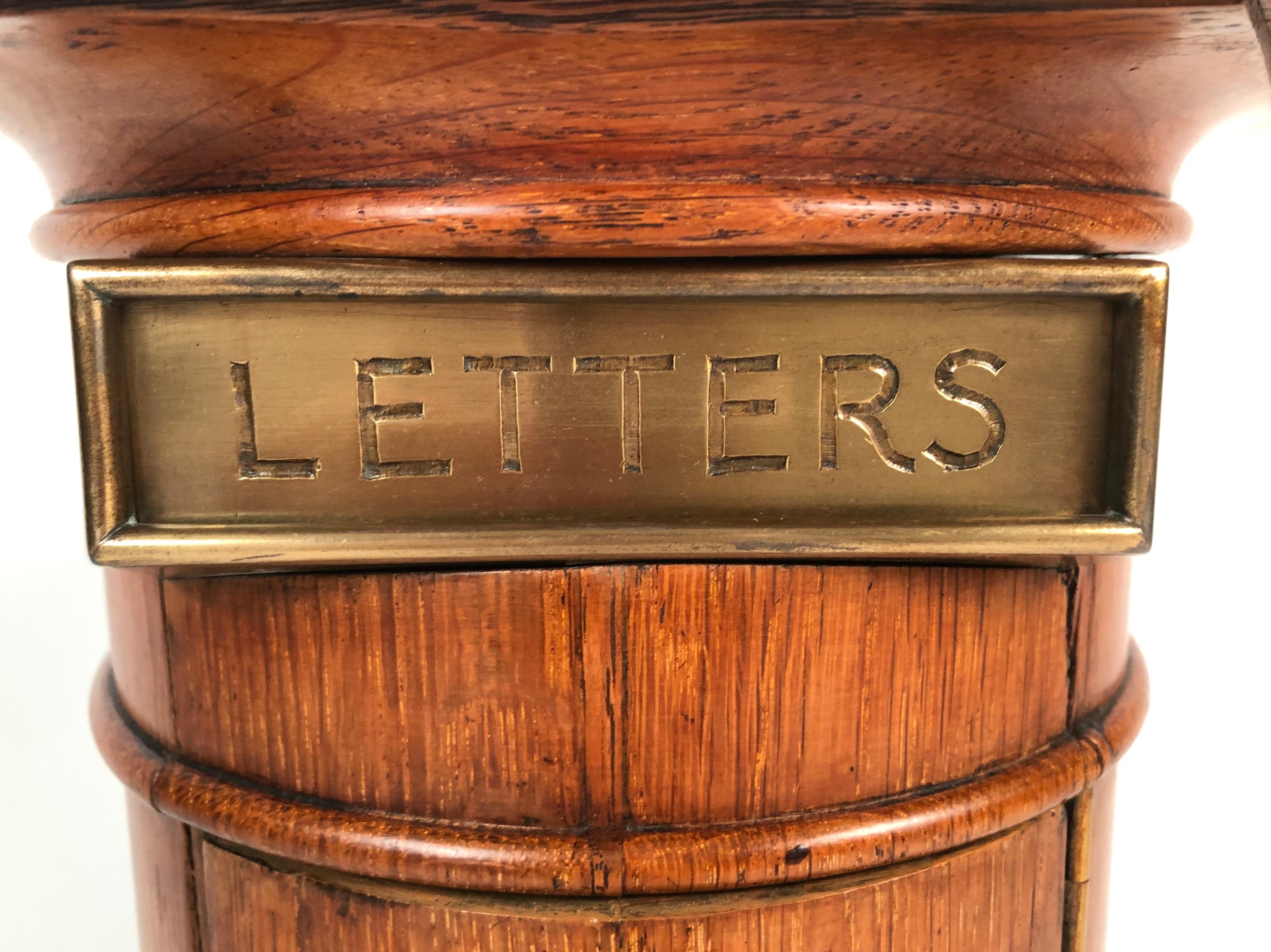 Brass 19th Century English Country House Victorian Letter Box