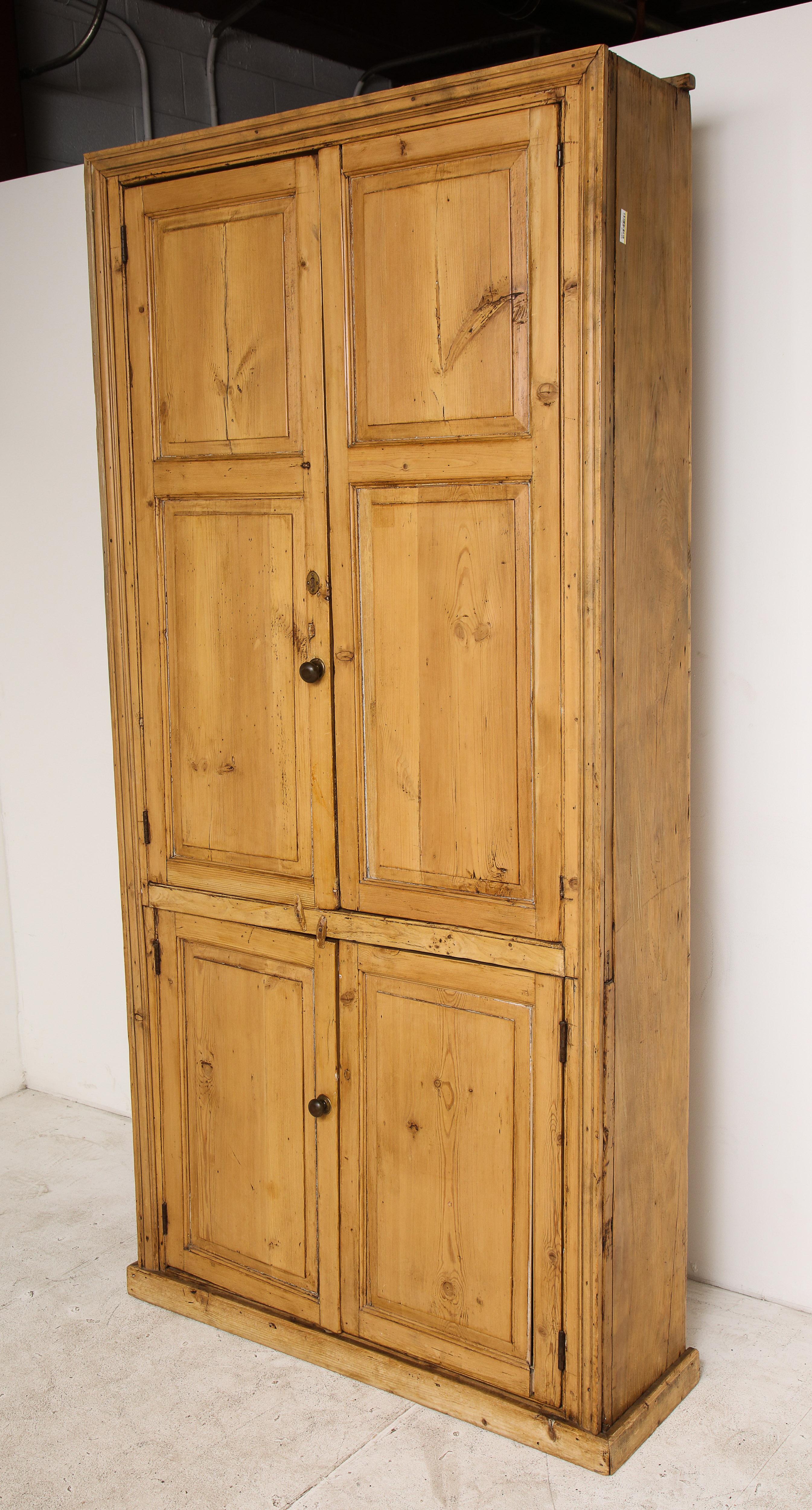 19th Century English Country Pine Bookcase 10