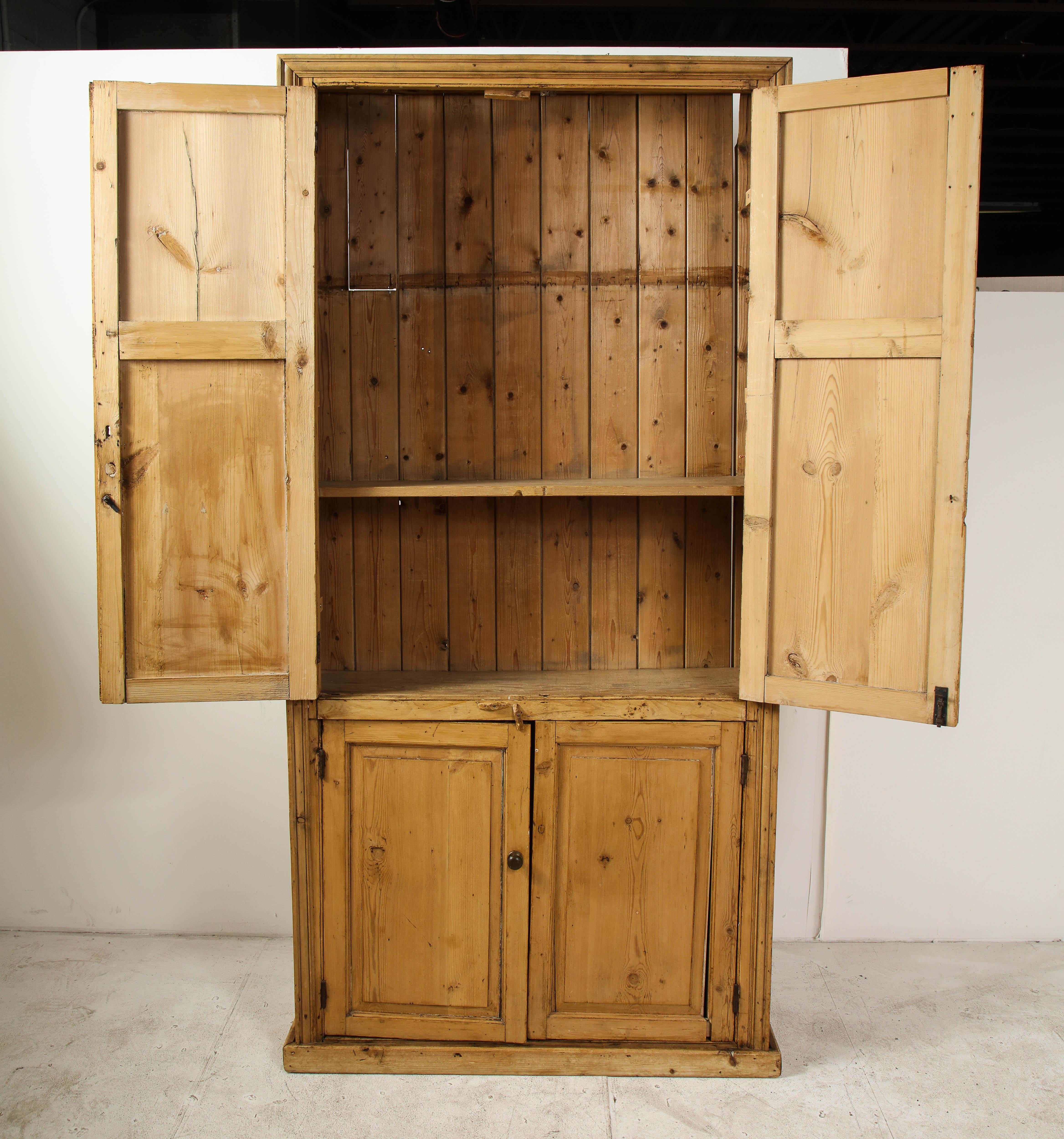 19th Century English Country Pine Bookcase 5