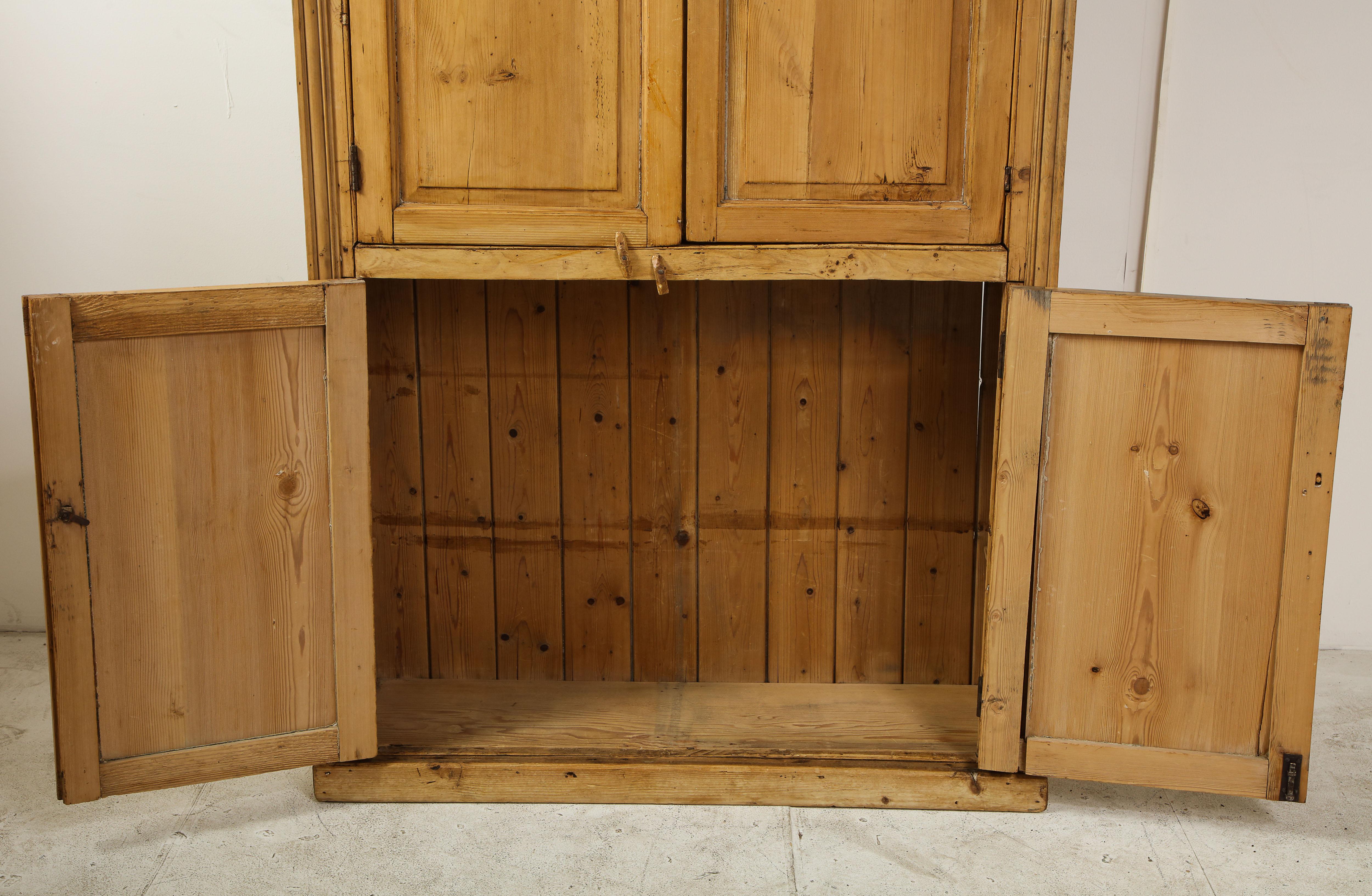 19th Century English Country Pine Bookcase 6