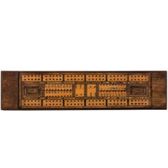 Antique 19th Century English Cribbage Box